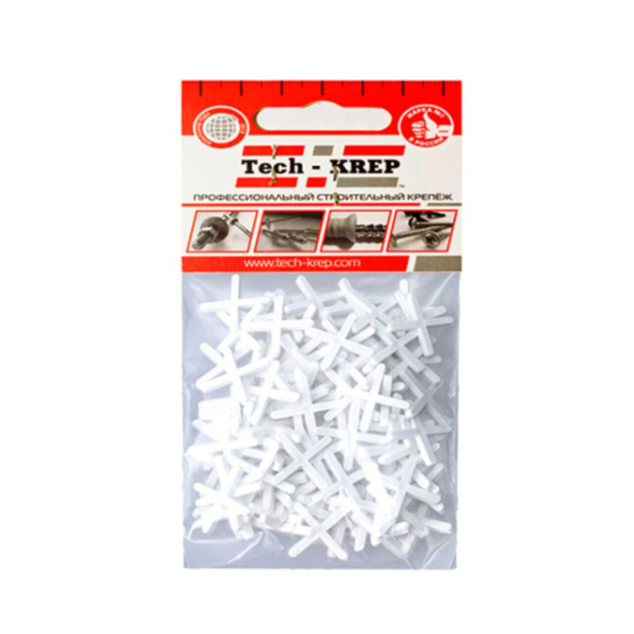 Крестики для плитки 25 мм 100 шт TECH-KREP