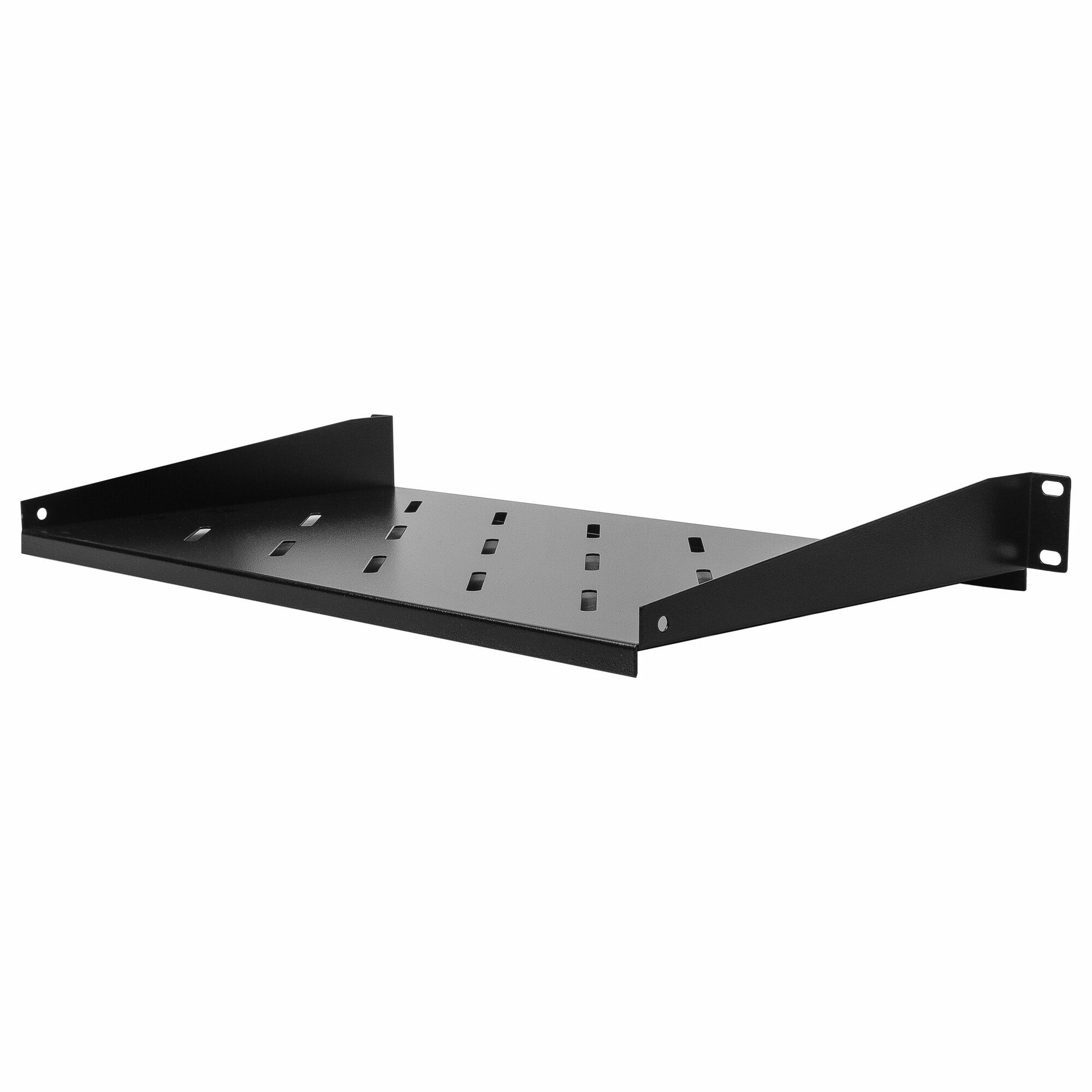Neomax аксессуары к монтажным шкафам Полка 19"1U, для настенного шкафа 520x400; глубина полки 250мм, ширина 484мм; цвет черный NM-SHF-1U40-101-BK