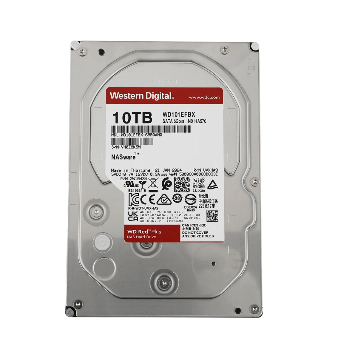 Жесткий диск WD WD101EFBX 10000Gb Red для хранения и обработки больших объёмов данных