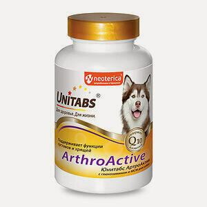 Изображение товара UNITABS ArthroActive c Q10 100 таб для собак при болезнях суставов