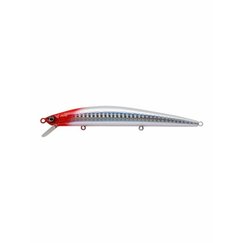 Воблер Минноу Strike Pro Slingshot Minnow 120F, 120 мм, 12,6 гр, Плавающий, цвет 022PPP-713 Redhead