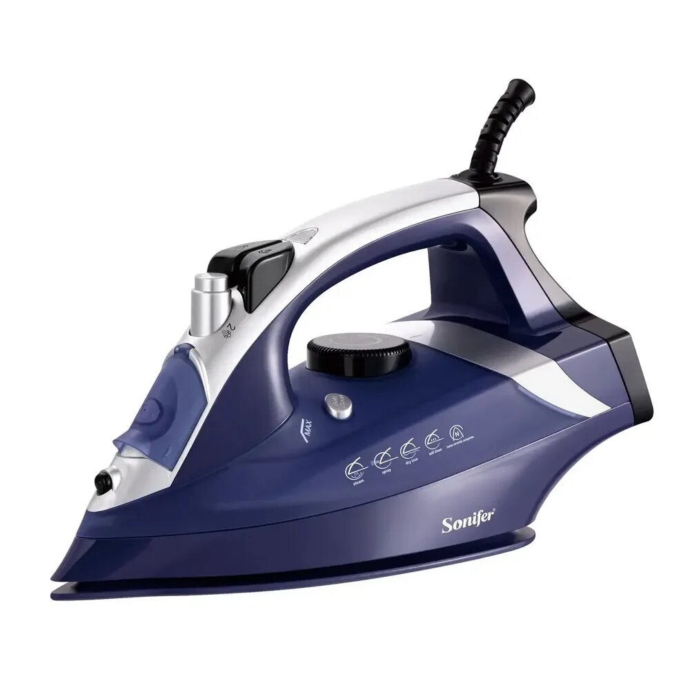 Утюг Sonifer SF-9099, 2200Вт, керамическая подошва, c мерный стакан — фото 1