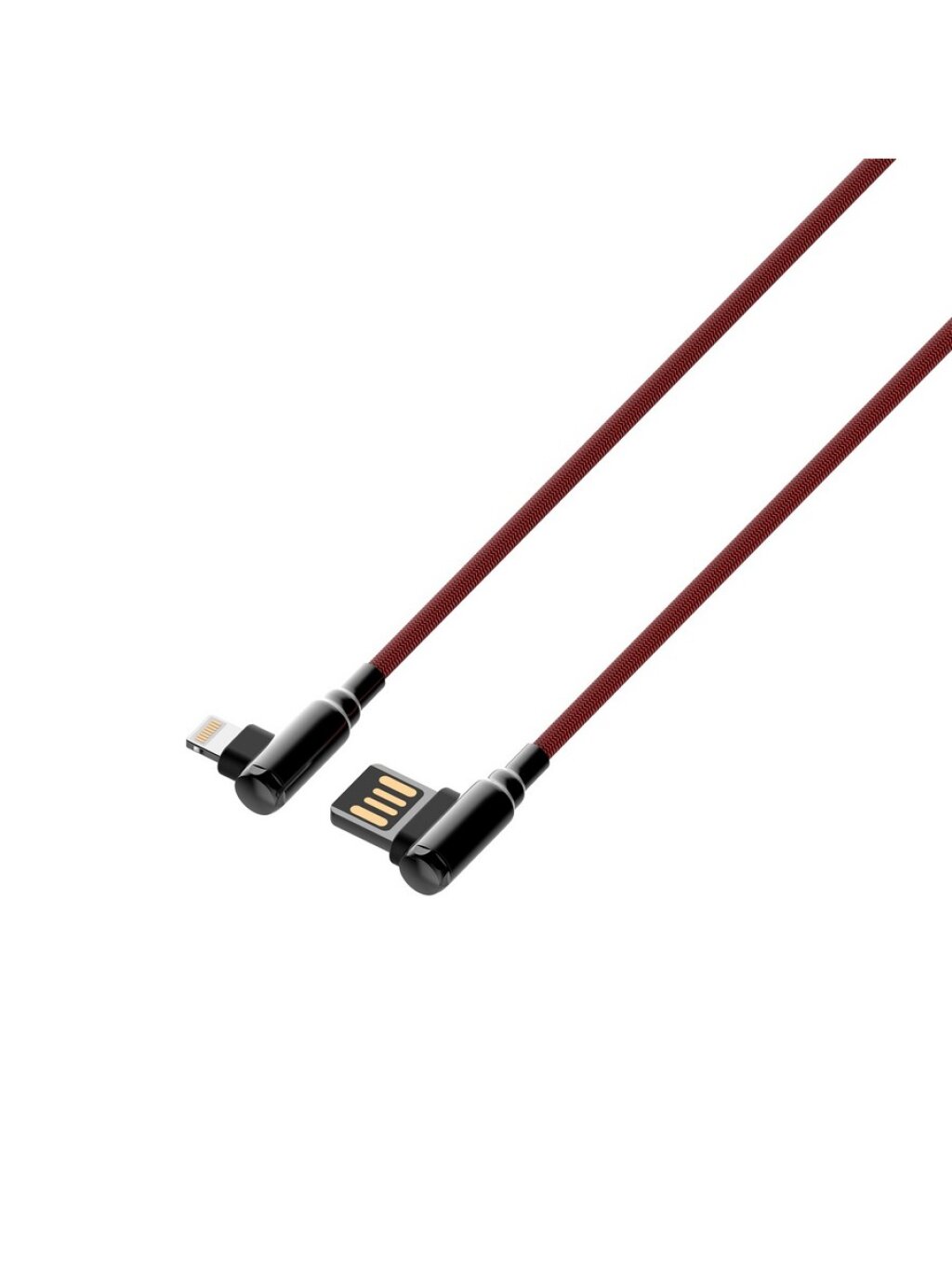 Кабель для телефона "LDNIO" LS422 USB - Micro (2.4A, медь, красный, нейлоновая оплетка, 120 жил) 2 м