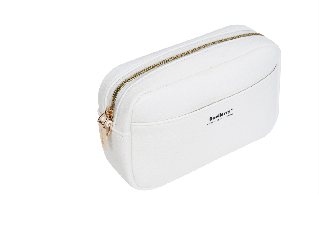 Сумка кросс-боди baellerry, фактура гладкая, белый, — фото 1