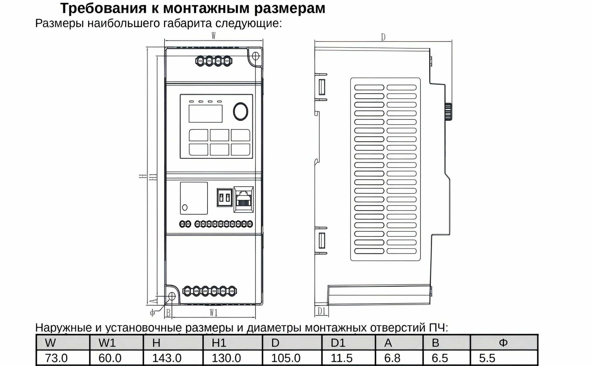 Частотный преобразователь ESQ F 190 2S-2.2K 2.2кВт 220В/ вх: 1ф x 220В, вых: 3ф х 220В Преобразователь частоты 2,2 кВт — фото 1