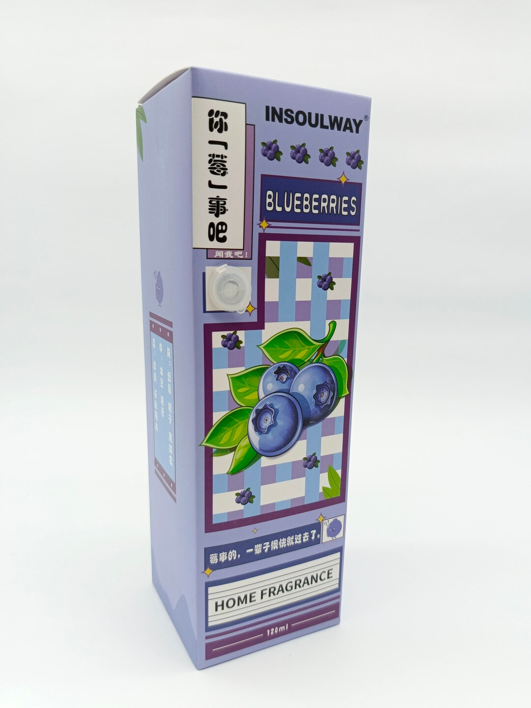 Ароматизатор INSOULWAY "Blueberries" для дома и офиса, 120мл — фото 1