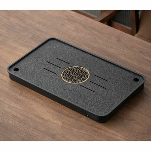 Чабань для чайной церемонии 435x265x35 см керамика чёрный 2118₽