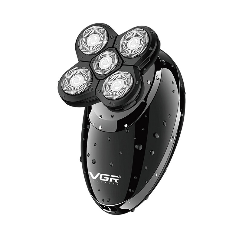 Набор для стрижки VGR-302, антрацитово-черный нержавеющая сталь — фото 1