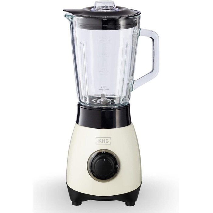 KHG Мини-блендер 33,5 х 14,5 см 250 Вт стекло/сталь Cream KHG