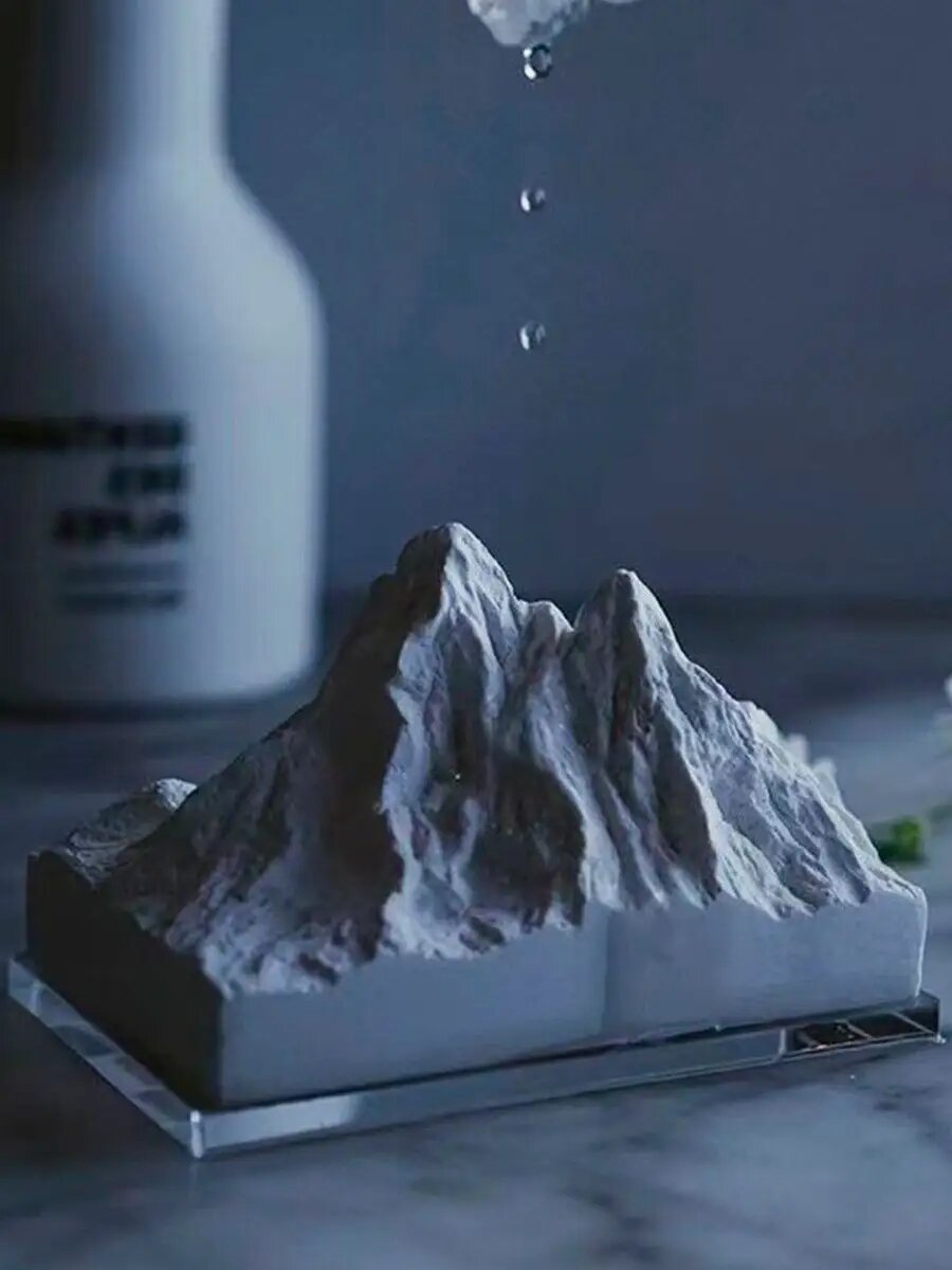 Силиконовая форма для гипса, бетона, свечей - Гора — фото 1