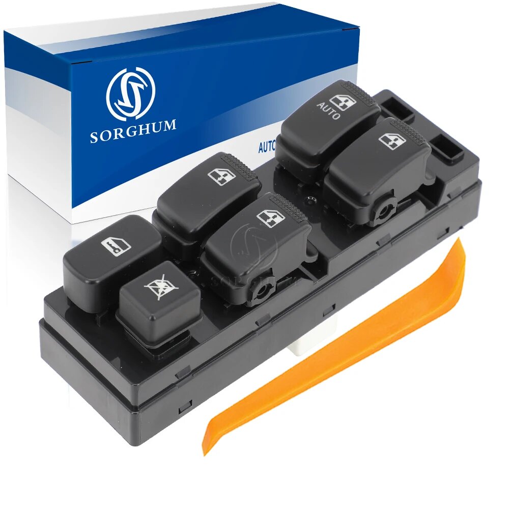 Переключатель управления стеклоподъемником для Kia Sorento LHD 2002 2003 2004 2005 2009, передняя левая кнопка стекла 93570-3E410-BL Cat, часть SORGHUM, 93570-3E410-BL