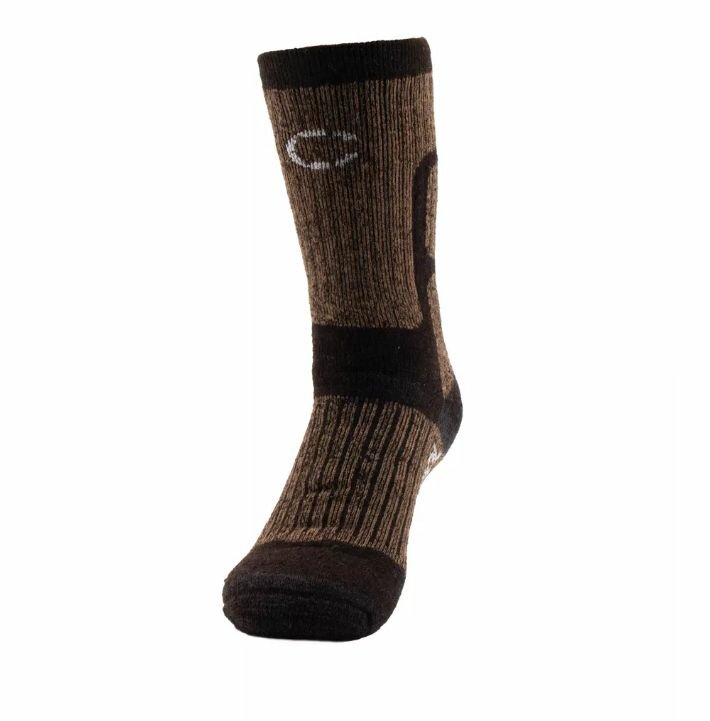 Носки Сибирский следопыт, размер 37-39, темно-коричневый — фото 1