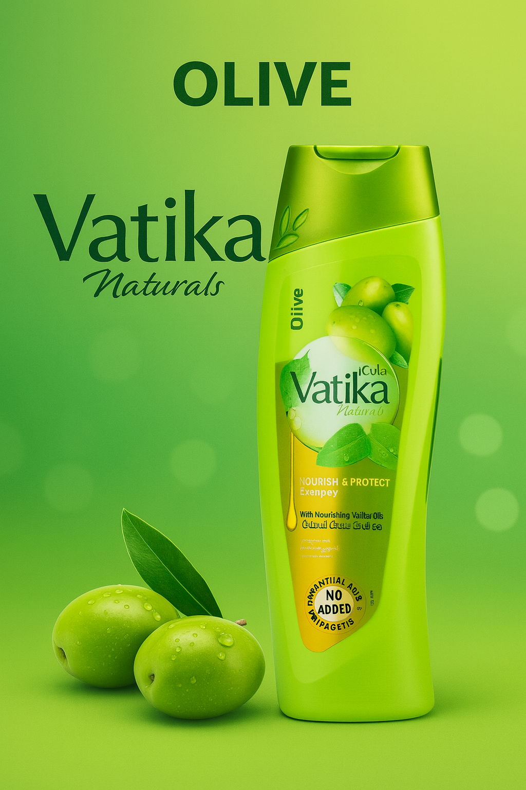 Шампунь Vatika Dabur, для нормальных волос, против перхоти, 200 мл