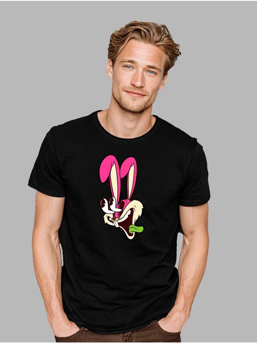 Футболка бакс бани, размер L, черный — фото 1