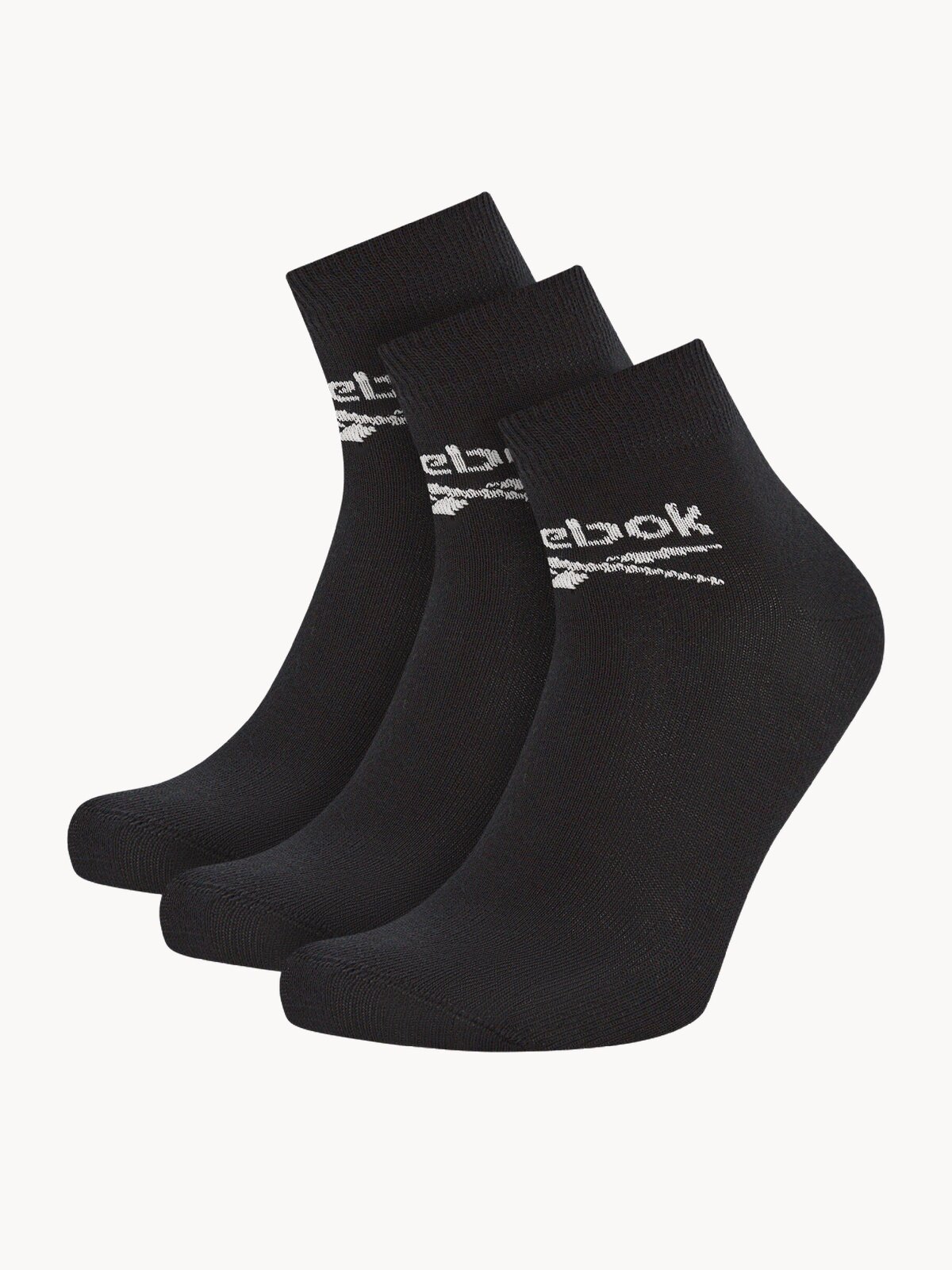 Носки Reebok Ankle Vector, размер 40/42 EU, черный