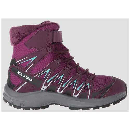 Ботинки Детские Salomon Xa Pro 3D Winter Ts Cswp J Dk Purple/Potent Purple/Atlantis (Eur:32)