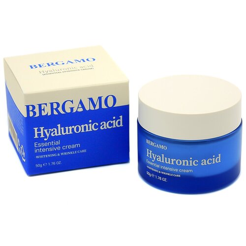 [Bergamo] Крем для лица с гиалуроновой кислотой. Hyaluronic Acid Essential Intensive Cream, 50гр