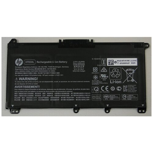 аккумулятор для ноутбука hp ht03xl 41 7wh 11 55v Аккумулятор для ноутбука HP 14-ce, 14-cf, 14-ck, 14-cm,14-ma, 15-cs, 15-cw, 15-da, 15-db, 17-by, 17-