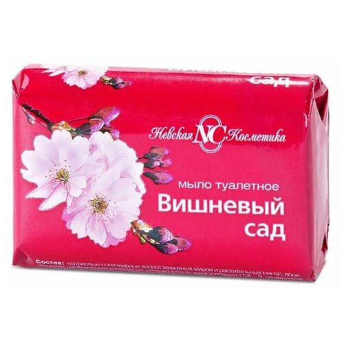 Невская косметика Мыло туалетное Невская косметика Вишневый сад, 90 г