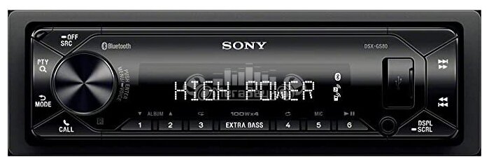 Магнитола Sony DSX-GS80 DSP, USB, BT, 3RCA, FLAC, мультицвет 4*100Вт - фотография № 3