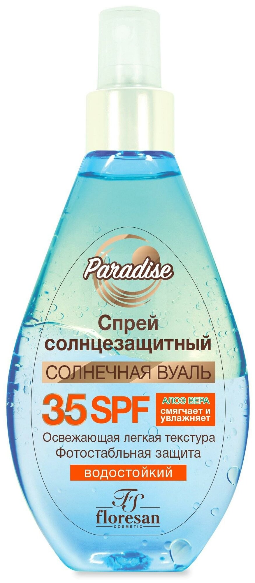 Floresan Солнцезащитный спрей SPF 35+, 160мл