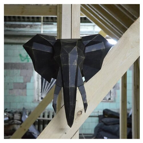 Полигональная фигура Слон