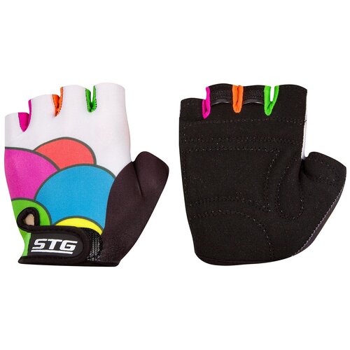 Перчатки STG, черный перчатки велосипедные детские stg al 03 511 размер xs цвет зелёный чёрный