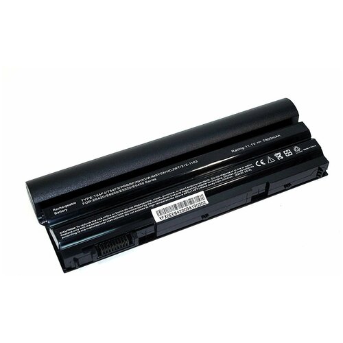 Аккумуляторная батарея для ноутбука Dell Latitude E6420 7800mAh T54FJ (4NW9) OEM аккумуляторная батарея iqzip для ноутбука dell latitude e6420 5200mah t54fj 4nw9 oem черная