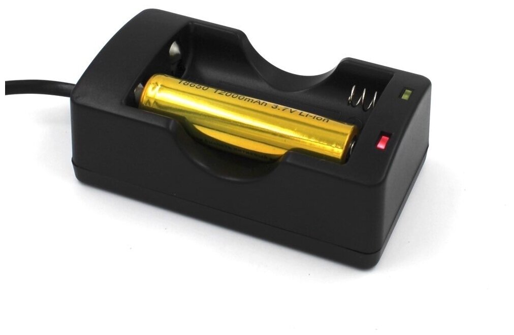 Универсальное зарядное устройство для Li-ion аккумуляторов 18650 (2 канала) + индикатор, цвет: Черный, Zurkibet