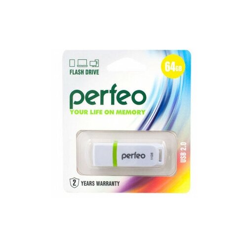 Perfeo USB 64GB C11 White