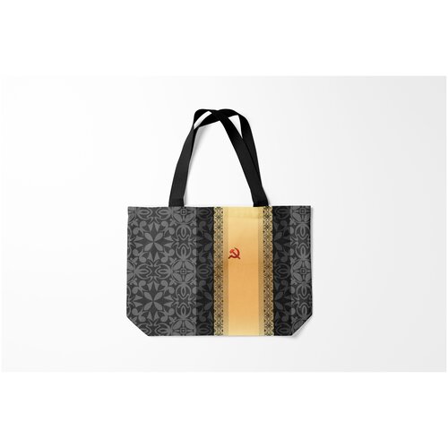 фото Сумка-шоппер / 46х35 см / туристические / ссср серп и молот z burnettie