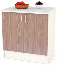 Кухонный стол МД-ШН800 Стол 80 см., цвет дуб/ясень шимо тёмный, ШхГхВ 80х60х85 см.