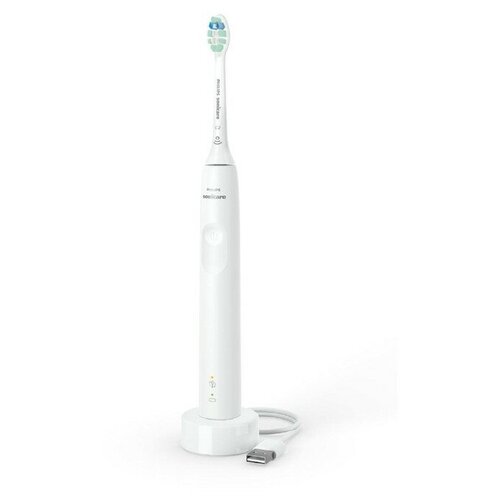 Электрическая зубная щетка Philips Sonicare HX367113 звуковая 31000 двмин белая 917500₽