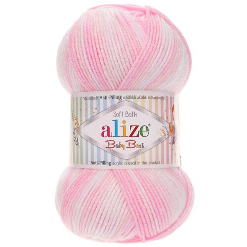 Пряжа ALIZE Baby Best batik, 240 м*100 г, 6660