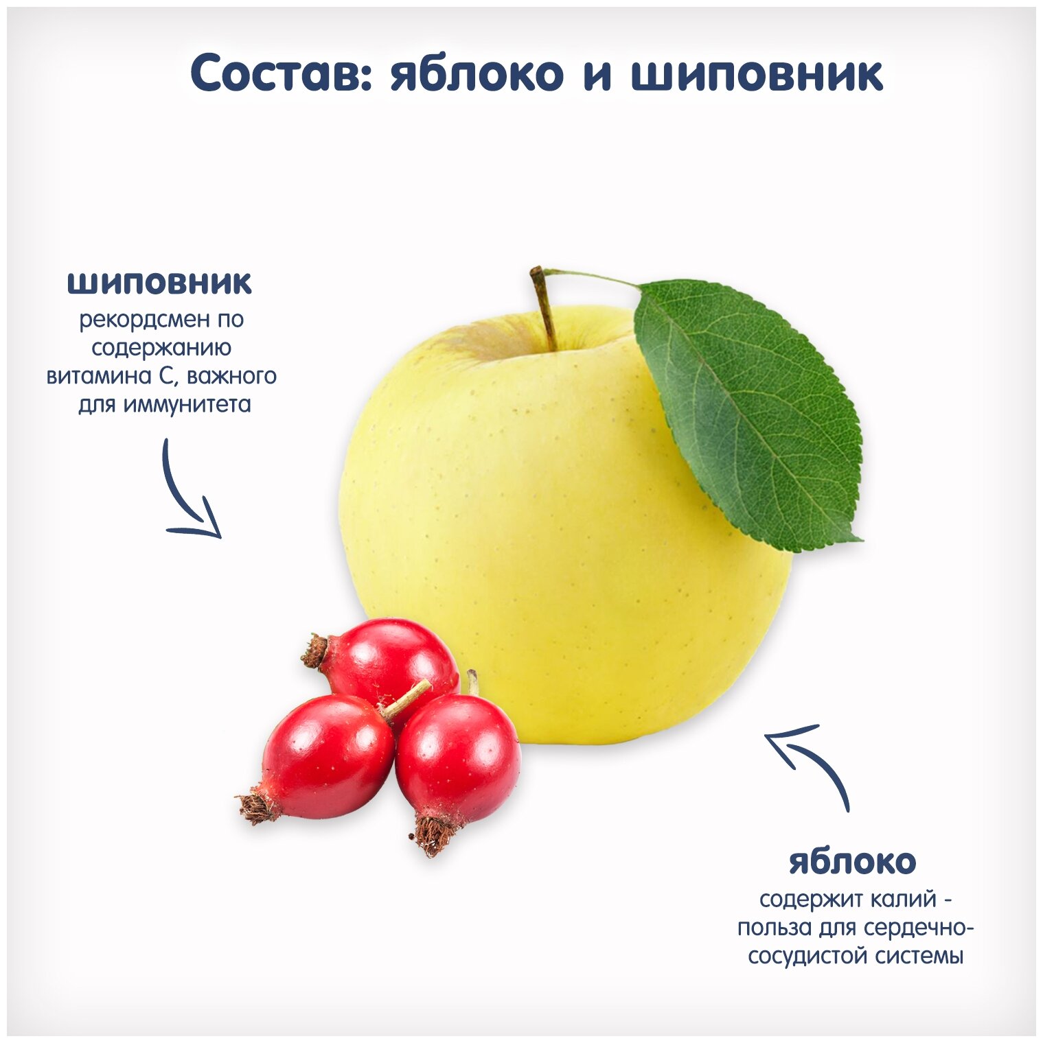 Флёр Альпин - сок яблоко-шиповник, 5 мес., 200 мл, 8 штук - фотография № 5