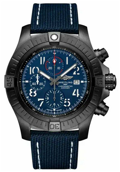 Наручные часы BREITLING, синий, черный