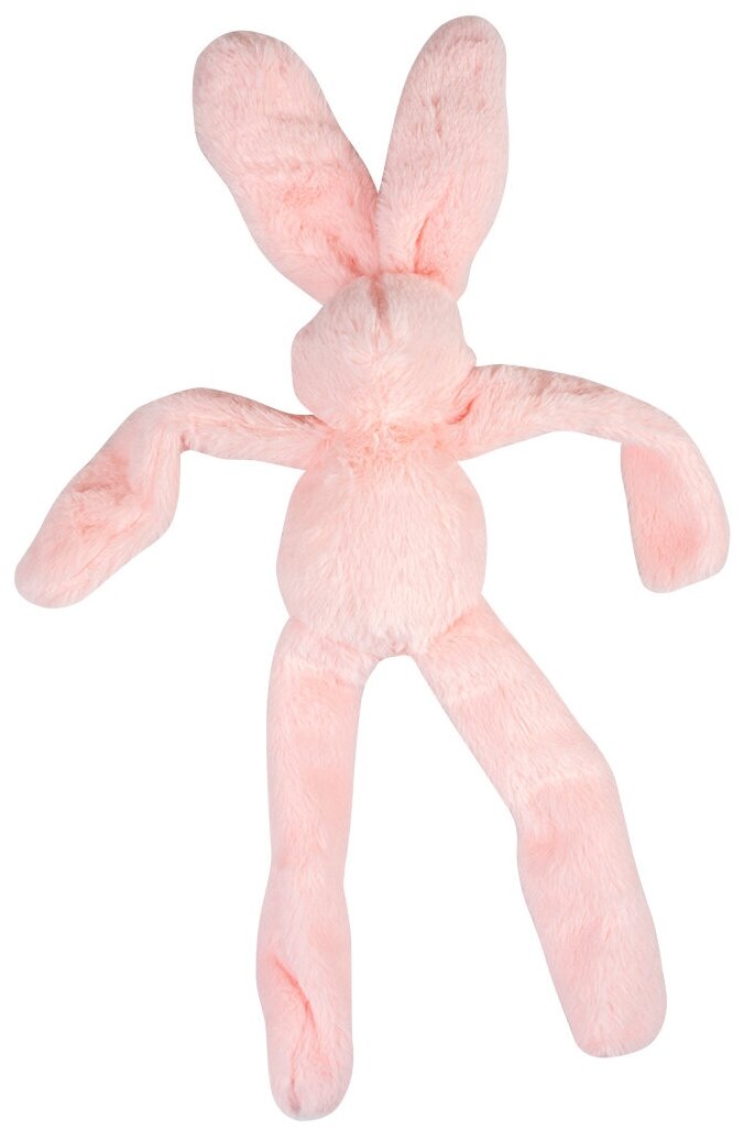 Игрушка для собак мягкая DUVO+ "Длинноногий заяц", розовая, 7x46x55см (Бельгия)
