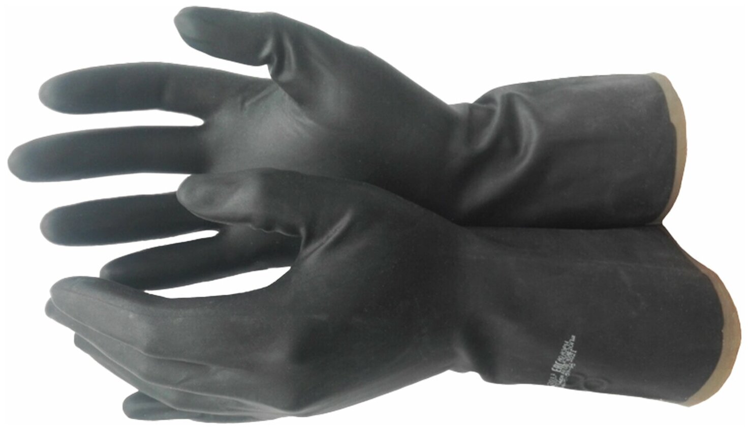 Перчатки защитные азрихим КЩС тип-2 из латекса черные (размер 9)