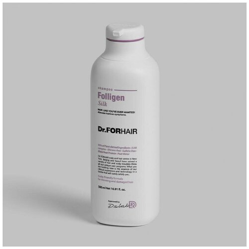 Шёлковый шампунь для повреждённых волос Dr. Forhair Folligen Silk Shampoo (300 мл)