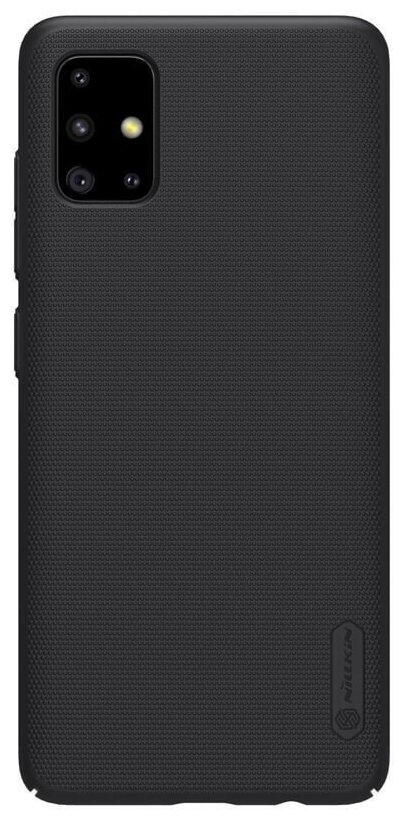 Накладка Nillkin Frosted Shield пластиковая для Samsung Galaxy A51 SM-A515 Black (черная)