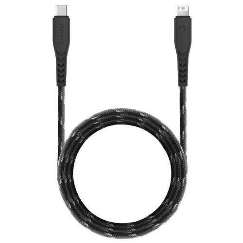 Кабель EnergEA NyloFlex USB-C - Lightning MFI C94 3 м, цвет Черный (CBL-NFCL-BLK300)