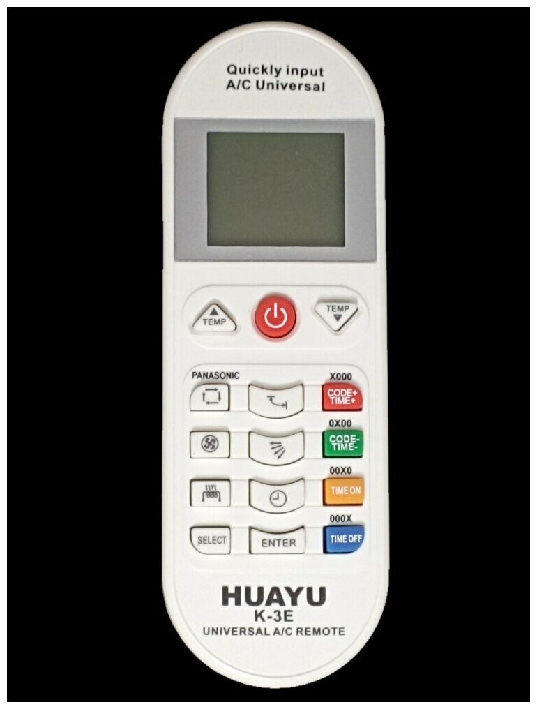 Пульт Huayu K-3E для кондиционеров, универсальный (5000 кодов).