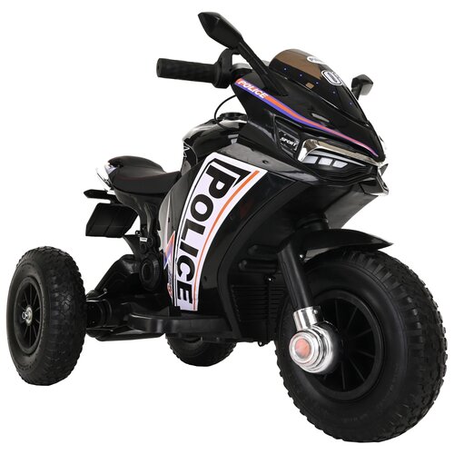 Детский электро-мотоцикл Pituso 6V 6188 надувные колеса Black/черный Детский электромотоцикл электроквадроцикл детский электро-трицикл электромобиль подарок для детей для мальчиков для девочек