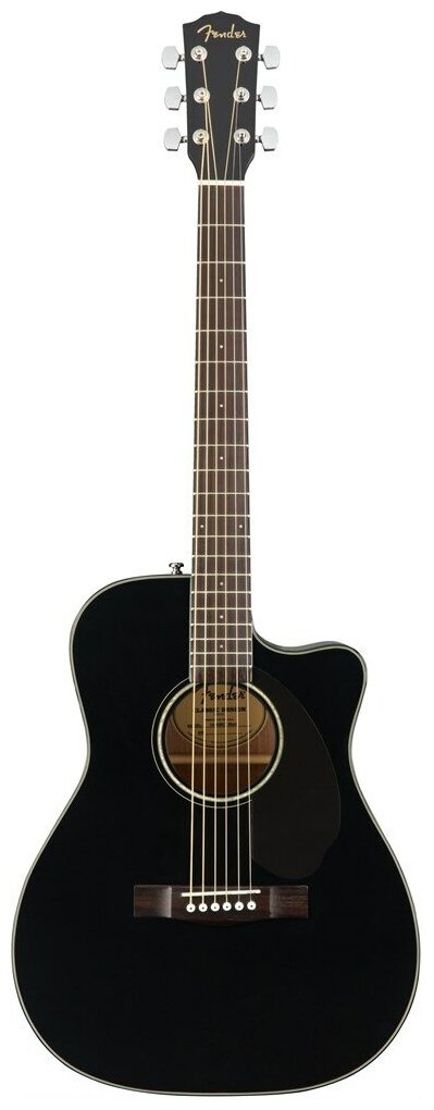Fender CC-60SCE BLK WN электроакустическая гитара