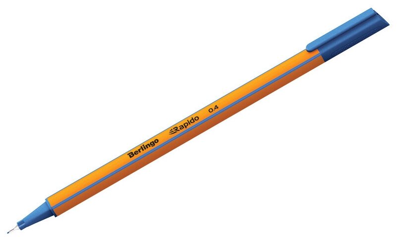 Ручка капиллярная Berlingo "Rapido" синяя, упаковка 12 шт.