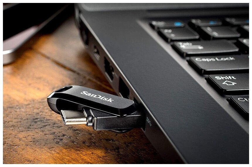 Флешка USB SANDISK Ultra Dual Drive Go 512ГБ, USB3.1, черный [sdddc3-512g-g46] - фото №17