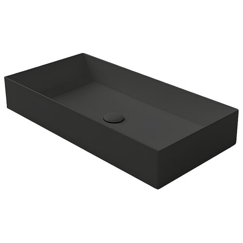 SIMAS Agile AG80 Nero Matt*0 - Раковина для ванной комнаты 80х40 см (черная матовая)
