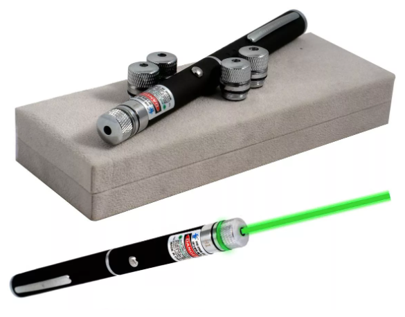 Лазерная указка Green Laser Pointer 8420 5 в 1 - фотография № 1