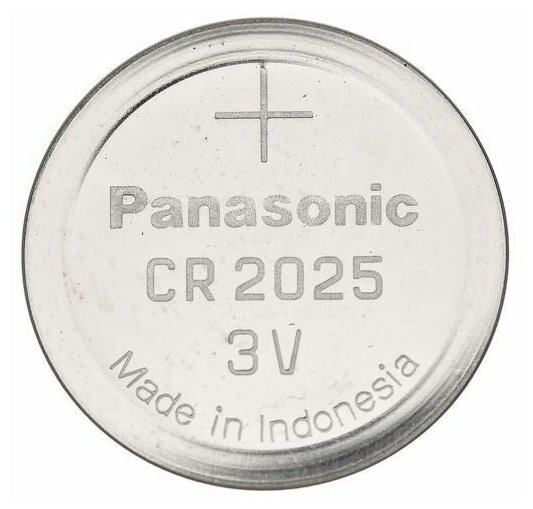 Батарейки Panasonic CR 2025 Bli Lithium, 6 шт. (CR-2025EL/6B) - фото №2