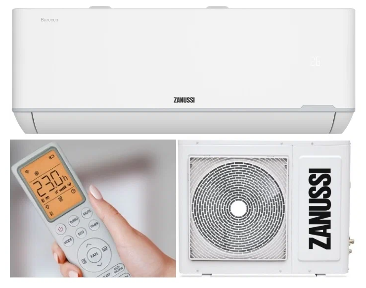 Внутренний блок кондиционера Zanussi Barocco ZACS-09 HB/N1/In - фото №7